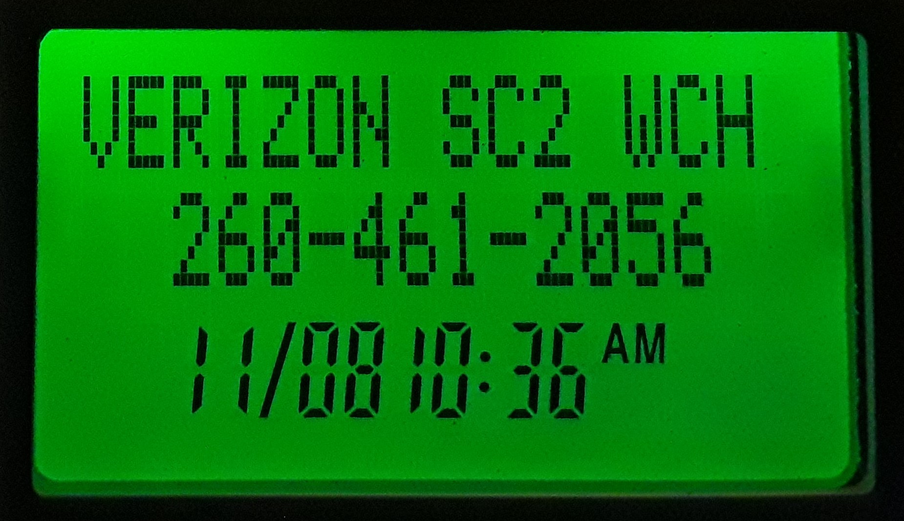 False caller ID on a call by Frontier Communications Corporation